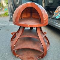 Forno a pietra riproduzione in legno