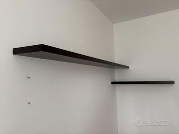 Mensole legno massello wenge - NUOVE
