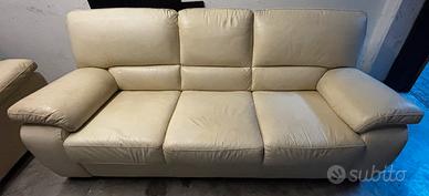 Copia divani vera pelle 2-3 posti