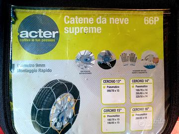Catene da neve Supreme 66P pari al nuovo