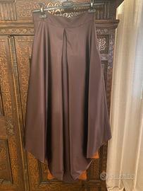 Gonna 100% seta sartoriale