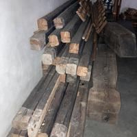 Travi in legno di castagno