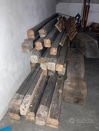 Travi in legno di castagno
