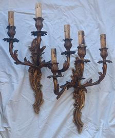 Lampada Applique a tre braccia 2 pezzi