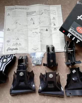 Staffe fissaggio barre portatutto/sci Ford Mondeo1