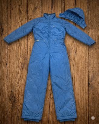 Tuta da Sci Integrale Vintage Blu Taglia M