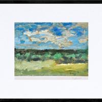 Quadro dipinto paesaggio originale certificato