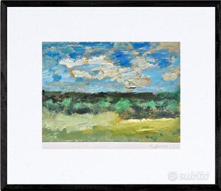 Quadro dipinto paesaggio originale certificato