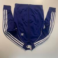 Tuta adidas viola 7/8 anni originale