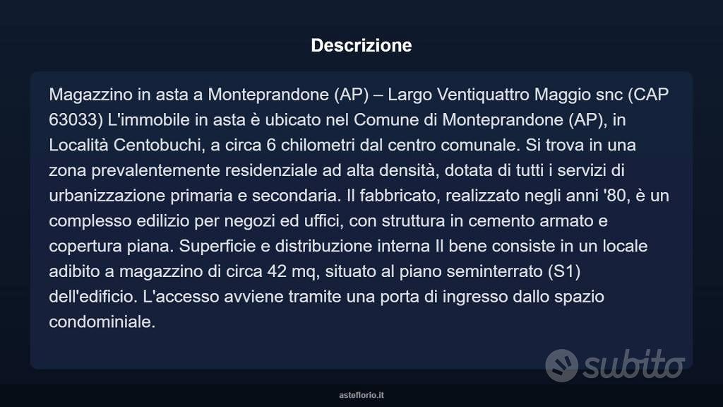 Immobile in asta di 42 m² a Monteprandone - Vista 3