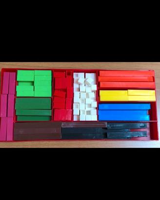 Regoli Cuisenaire vintage in scatola originale