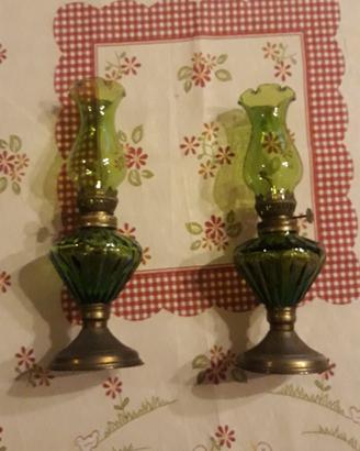 Lampade ad olio in vetro