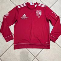Felpa Adidas rossa SVB 1920 Climawarm sportiva