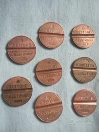 Gettoni telefonici anni '70