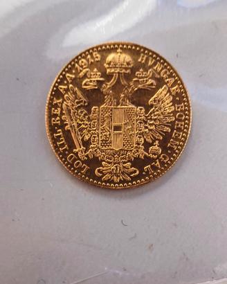1 Ducato Austria 1915 oro Francesco Giuseppe