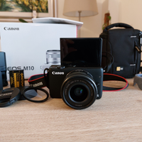 Mirrorless Canon EOS M 10 EF-M 15-45mm + accessori