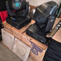 2 x  teste mobili COEF MP  250 FRESNEL WASH- DMX p