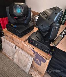 2 x  teste mobili COEF MP  250 FRESNEL WASH- DMX p