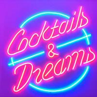 Insegna a led originale "Cocktails & Dreams"