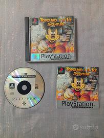 GIOCO PS1 TOPOLINO E LE SUE AVVENTURE 