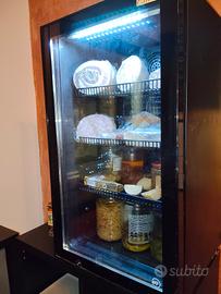 frigo vetrinetta  per bottiglie o cibi con led