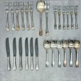 Set 26 posate Christofle Cluny Argento