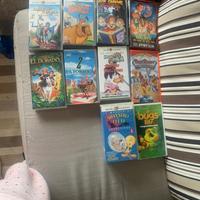 Videocassette VHS cartoni animati