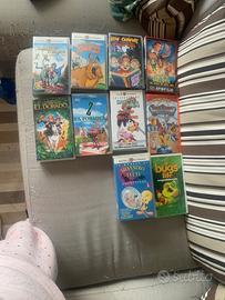 Videocassette VHS cartoni animati
