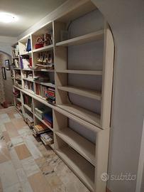 Super libreria LACCATA artigianale Indistruttibile