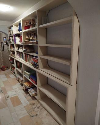 Super libreria LACCATA artigianale Indistruttibile