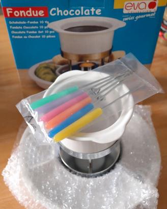 Set per fonduta cioccolato Eva collection ceramica