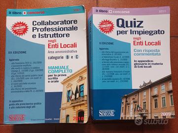 Libri Edizione Simone Manuale e Quiz 2010 2009