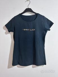 Maglietta nera Pennyblack con logo Tg XS/S