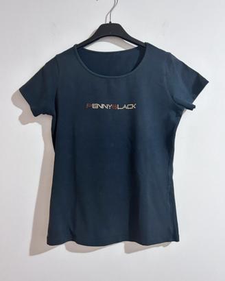 Maglietta nera Pennyblack con logo Tg XS/S
