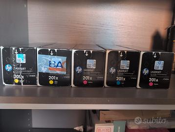 Toner originali HP 201X / 201A nuovi sigillati (M2