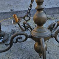 Lampadario antico ottone