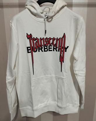 Felpa Burberry uomo con cappuccio taglia M.