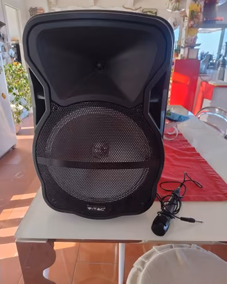 cassa caraoke con microfono è bluetooth 