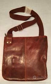 Borsa a spalla in vera pelle