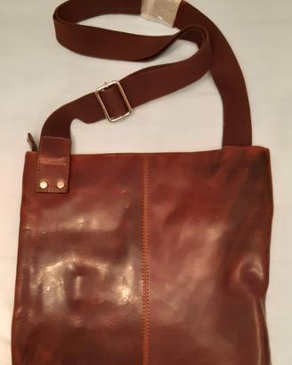 Borsa a spalla in vera pelle