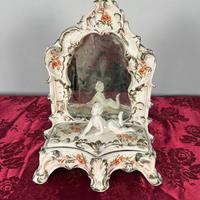 Portagioie fiori vintage anni 60 70 in ceramica di