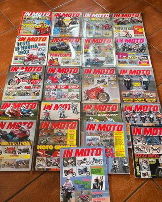 Lotto 21 riviste IN MOTO varie annate