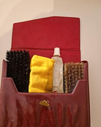 kit vintage lustrascarpe 