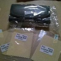 3x pellicole per nokia lumia 620 custodia da cin