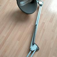 Lampada da tavolo pieghevole anni 70 colore grigio