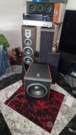 Sistema Home Theater e subwoofer 