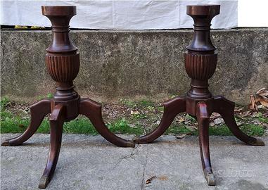 Coppia di piedi per tavolo vintage.