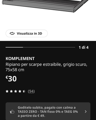 2 Portascarpe ikea