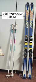 Sci Blizzard H 170 completi di racchette