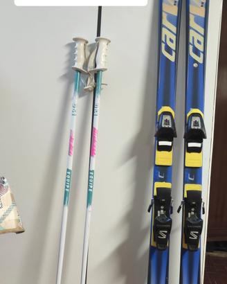 Sci Blizzard H 170 completi di racchette